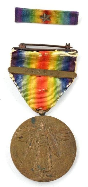 US WW1 Victory Medal with Clasp