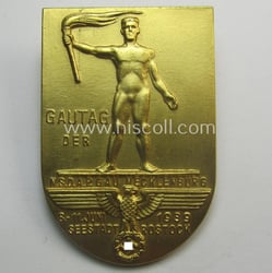 Commemorative - luxuriously-styled and unusually seen! - N.S.D.A.P.-related...