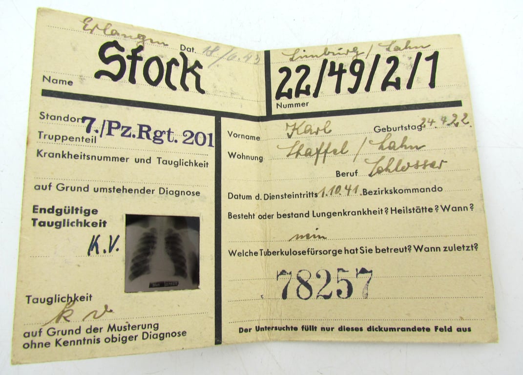 Document/Medal grouping, 23rd Panzer divison Panther V crewman ( including Panzerkampfabzeichen 25!)