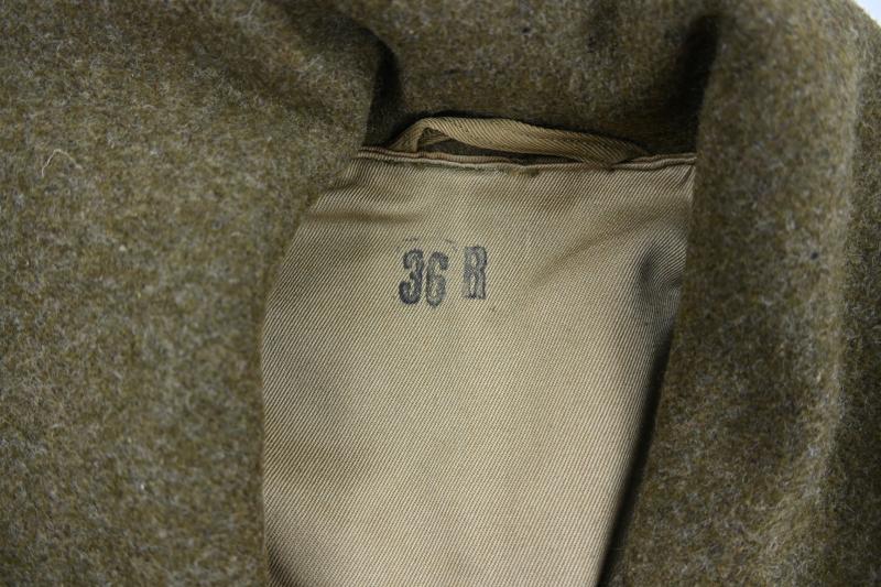 US WW2 Enlisted Men Wool Greatcoat