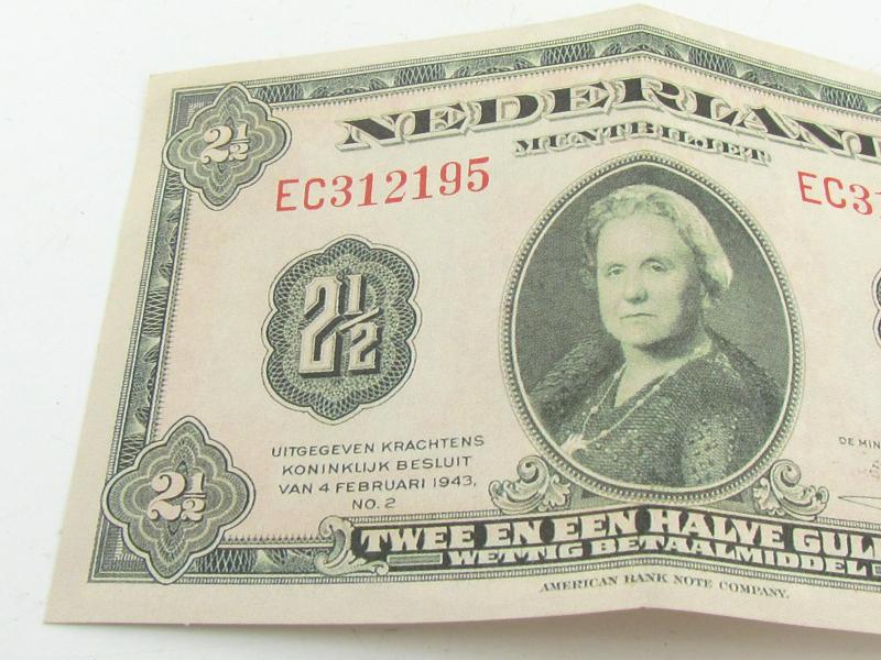 WWII money from the Netherlands 1943