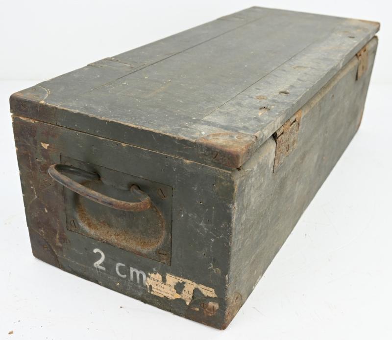 German WH 2cm Sprenggranat-patronen L'spur Ammo Box