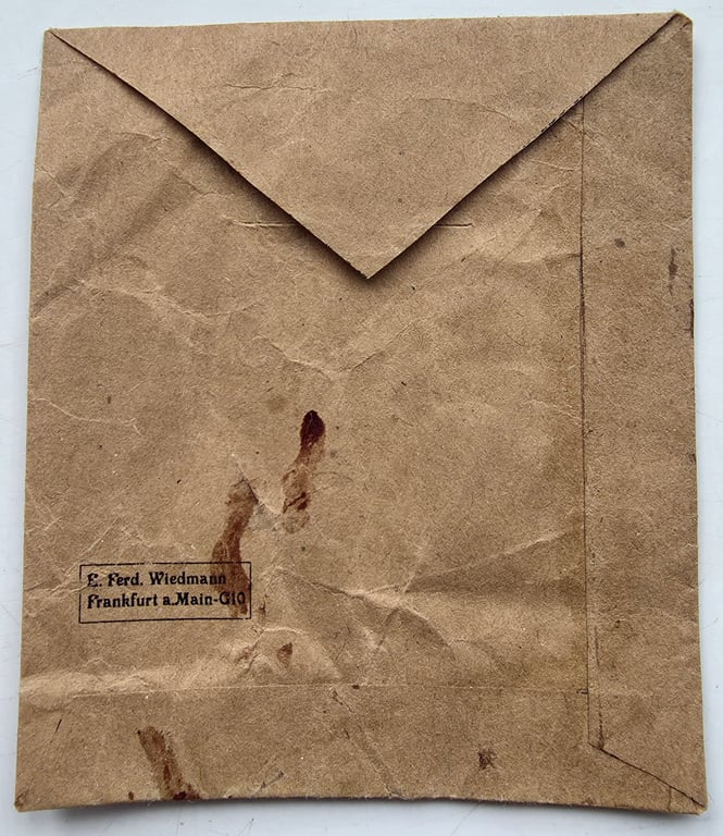 4 X German award envelopes/packets