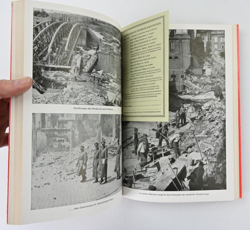 German Book Adolf Hitler 'Mit Hitler im Westen'