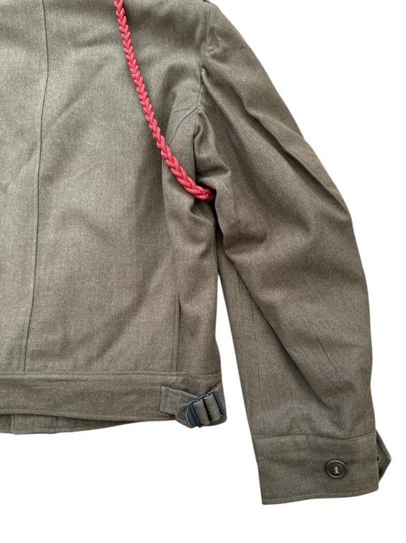 US WWII Glider Artillery Ike Jacket and Garrison Cap