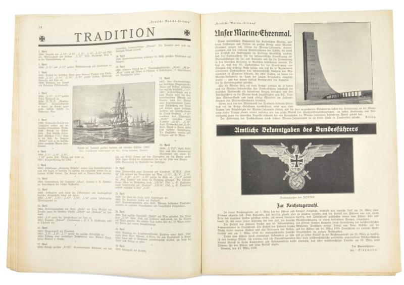 German KM Magazine 1936