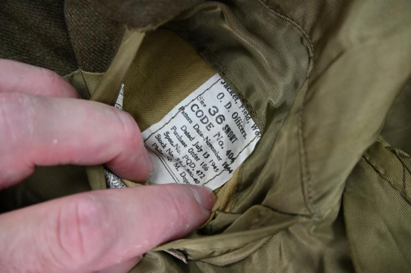 US WW2 Ike Officer's Jacket