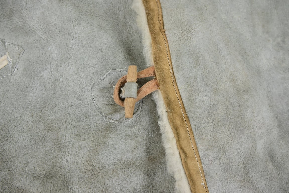 German Luftwaffe Winter Fur Sheepskin Jacket