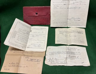 Discharge Wallet 266082 Pte L Gill 1/7th Notts...