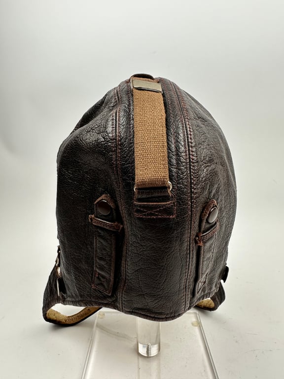 WW2 German Luftwaffe  Leather Flying Helmet 1940