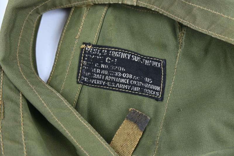 USAAF WW2 C-1 Emergency Sustenance Vest