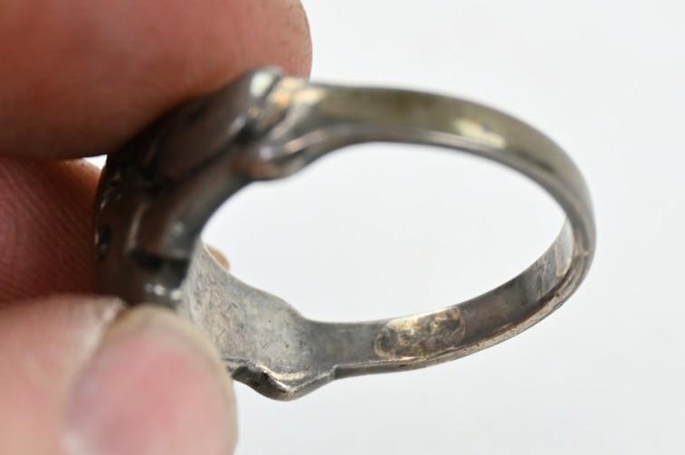 German WH/SS Skull Canteen Ring