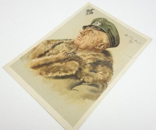 German "Willrich" Type postcard "Major Rochow"