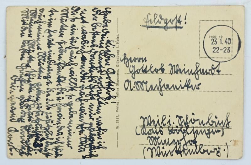 German KM Postcard 'U-bootflottille'