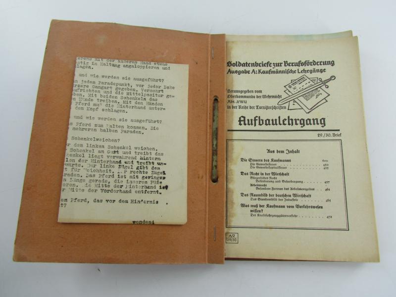 Small Bundle Soldatenbriefe zur Berufsförderung. Grundlehrgang
