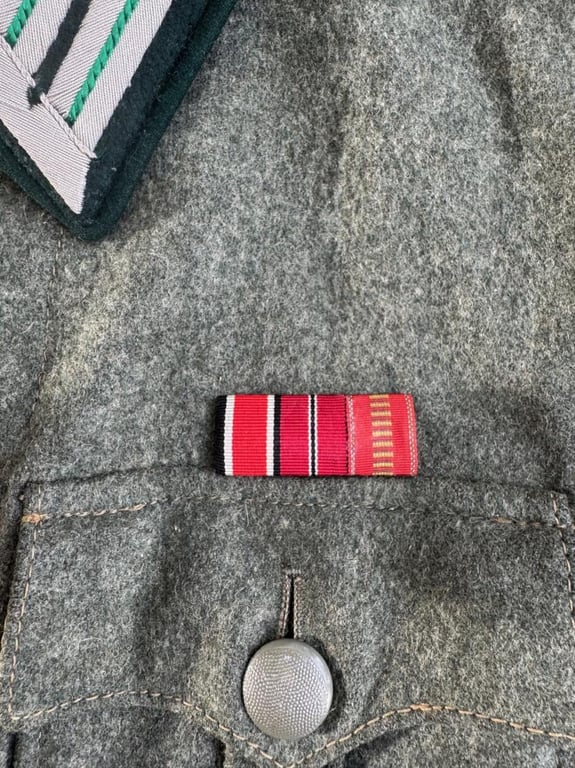 Wehrmacht ‘Gebirgsjäger’ officer M36 Feldbluse for Hauptmann