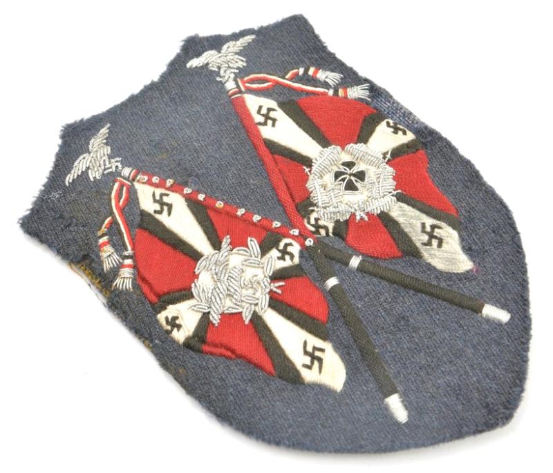 German LW Flag Holder Sleeve Patch Artillery Troops
