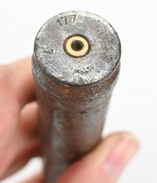 German WH Steel 2cm Flak Shell