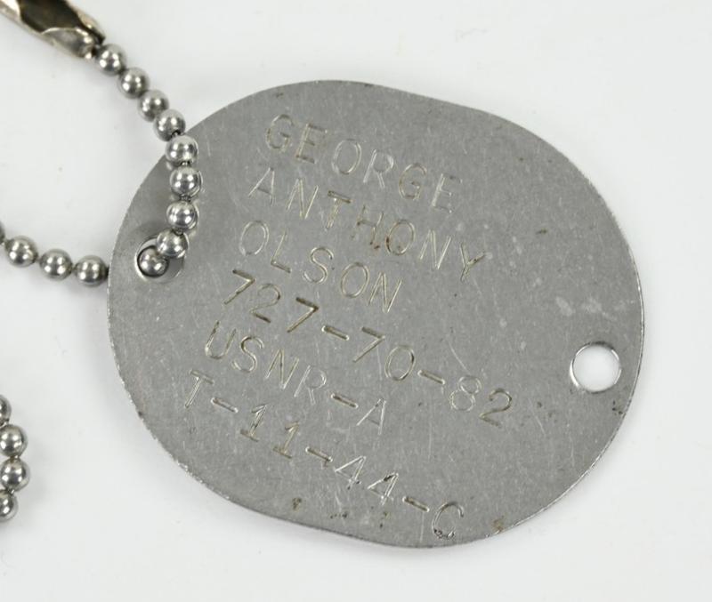 USMC WW2 Dog-Tag 'George A. Olson'