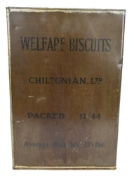 British WW2 Ration Box of Biscuits