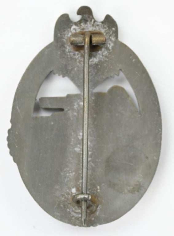 German Panzer Assault Badge in Silver