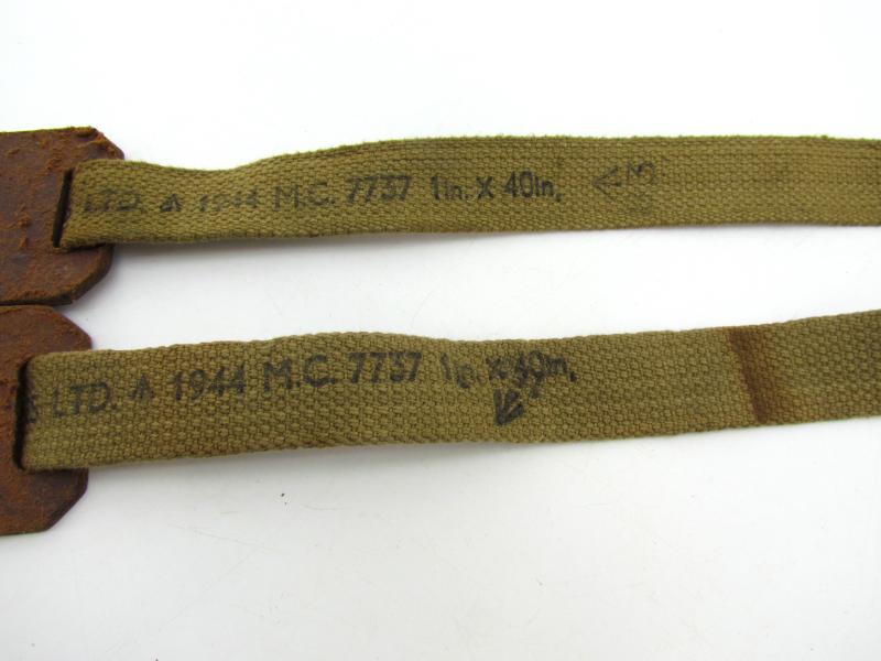 British WWII 37 ptn utility webbing straps 1944
