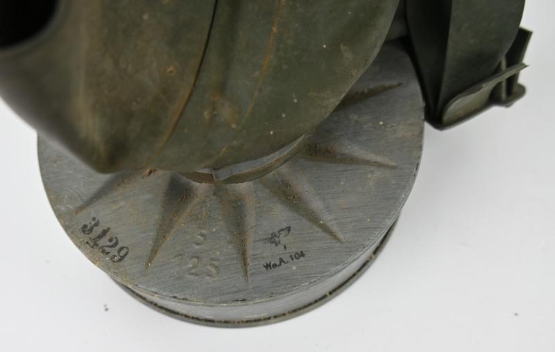German Third Reich Period Air Defense /Civil Gasmask in Pouch