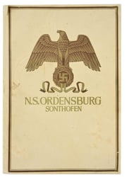 German NSDAP Booklet 'NS-ordensburg Sonthofen'