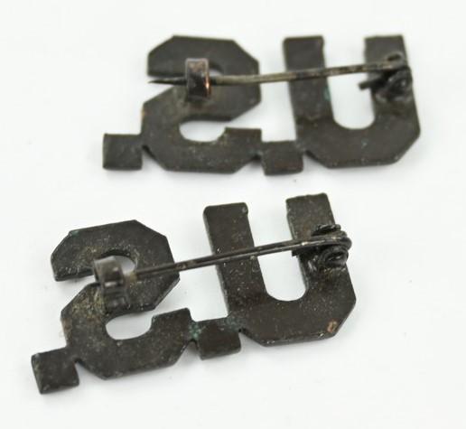 US WW1 officer collar Insignia