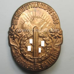 Commemorative, reddish-bronze-toned and Austrian-related, SA- (ie. 'Sturmabteilungen'-) related...