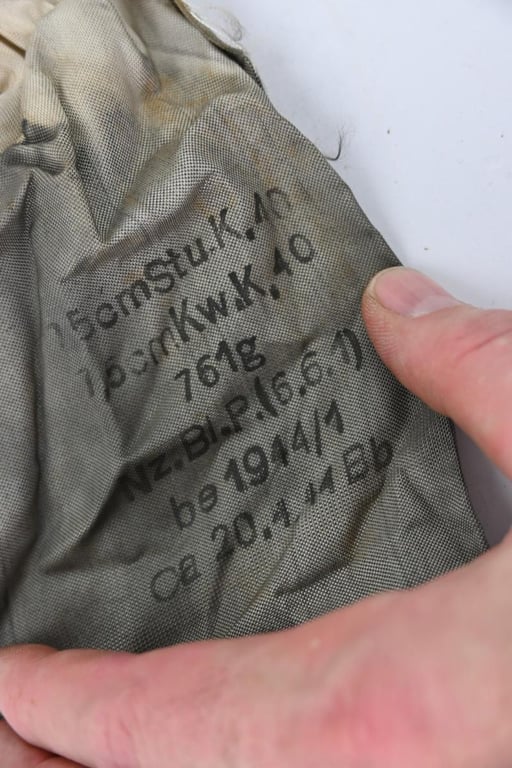 German WH Shell Powder Bag 7,5cm KWK40
