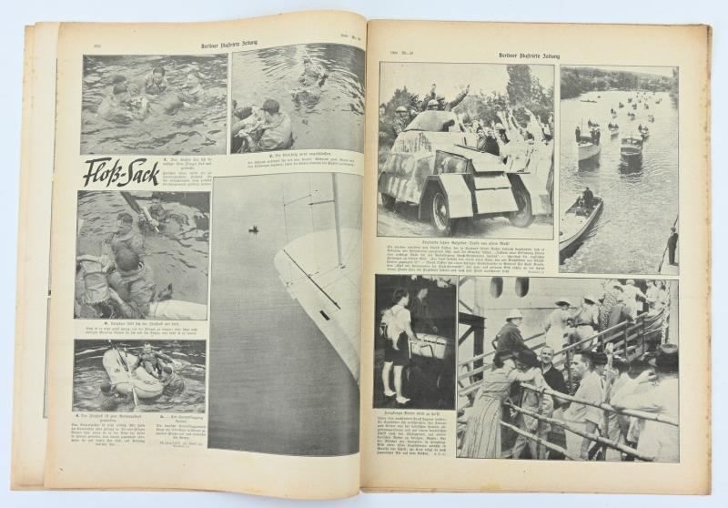 German Berliner Illustrierte Zeitung Newspaper 1940