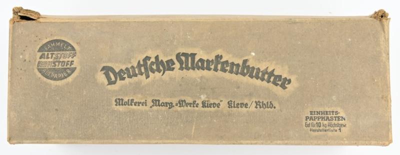 German Third Reich Era Paper Butter Package