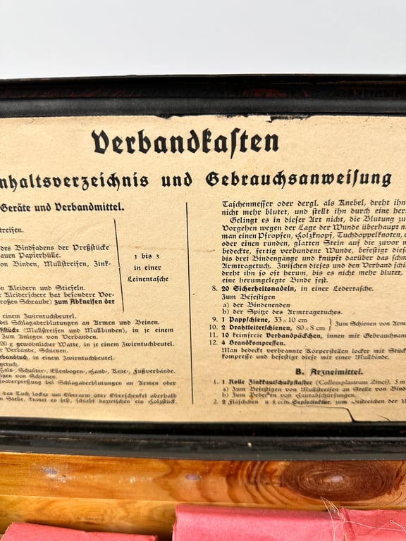 WW2 German 'Verbandkasten' First Aid Box