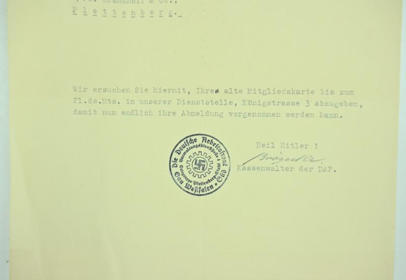 German DAF Member Document set