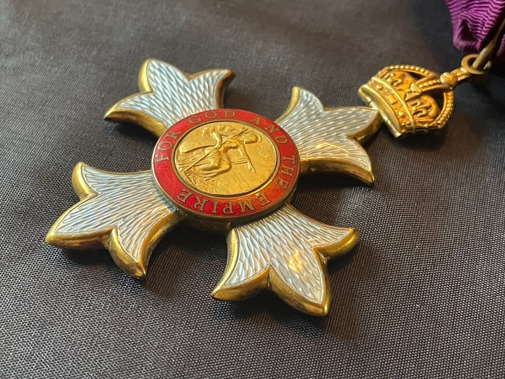 HARD TO FIND NAMED SET, CASED 1ST TYPE CBE, CORONATION MEDAL.