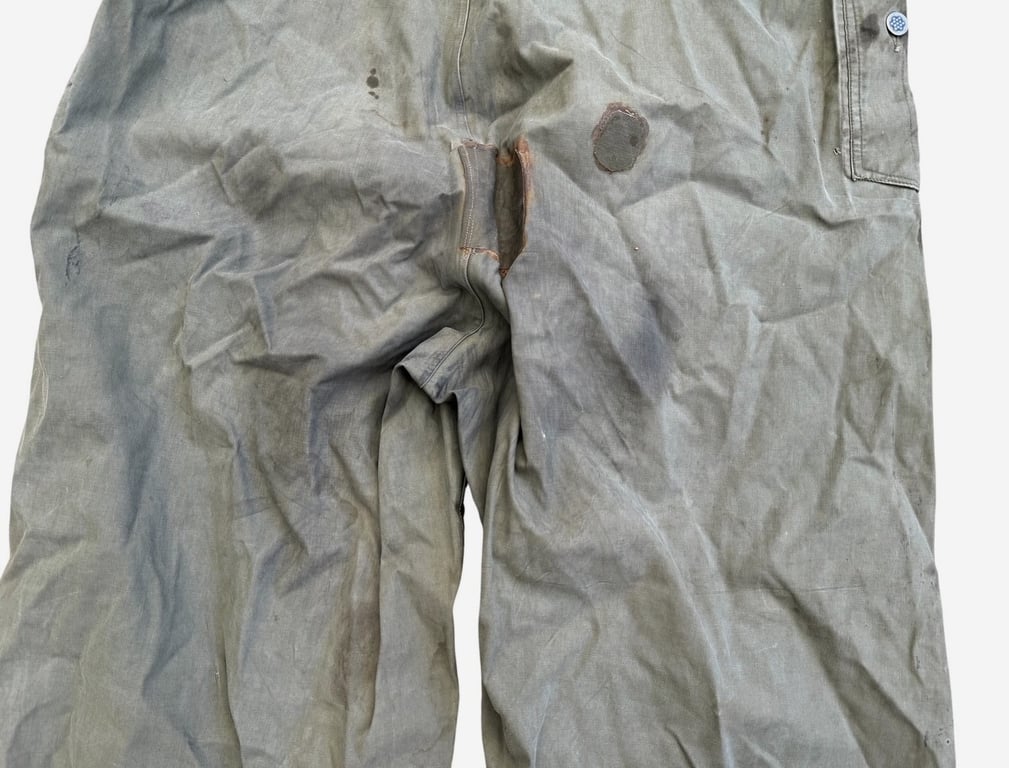 U.S. WW2 Navy waterproof foul weather bib overall