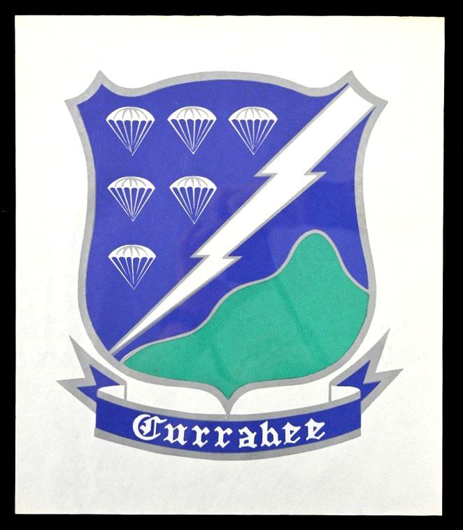 US WW2 101st Airborne 506th PIR Currahee Logo Print