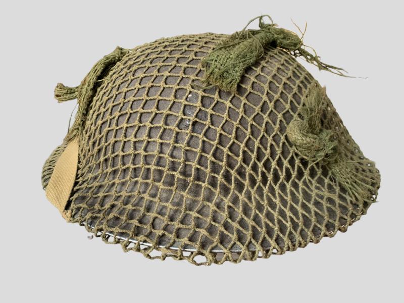 Brititsh Army Steel Helmet with Netting -1945-