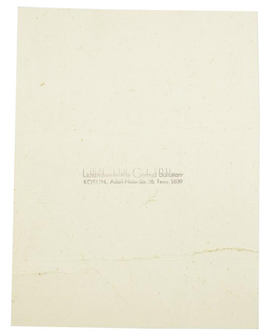 German WH Portrait/Paper Grouping 'August Muus'