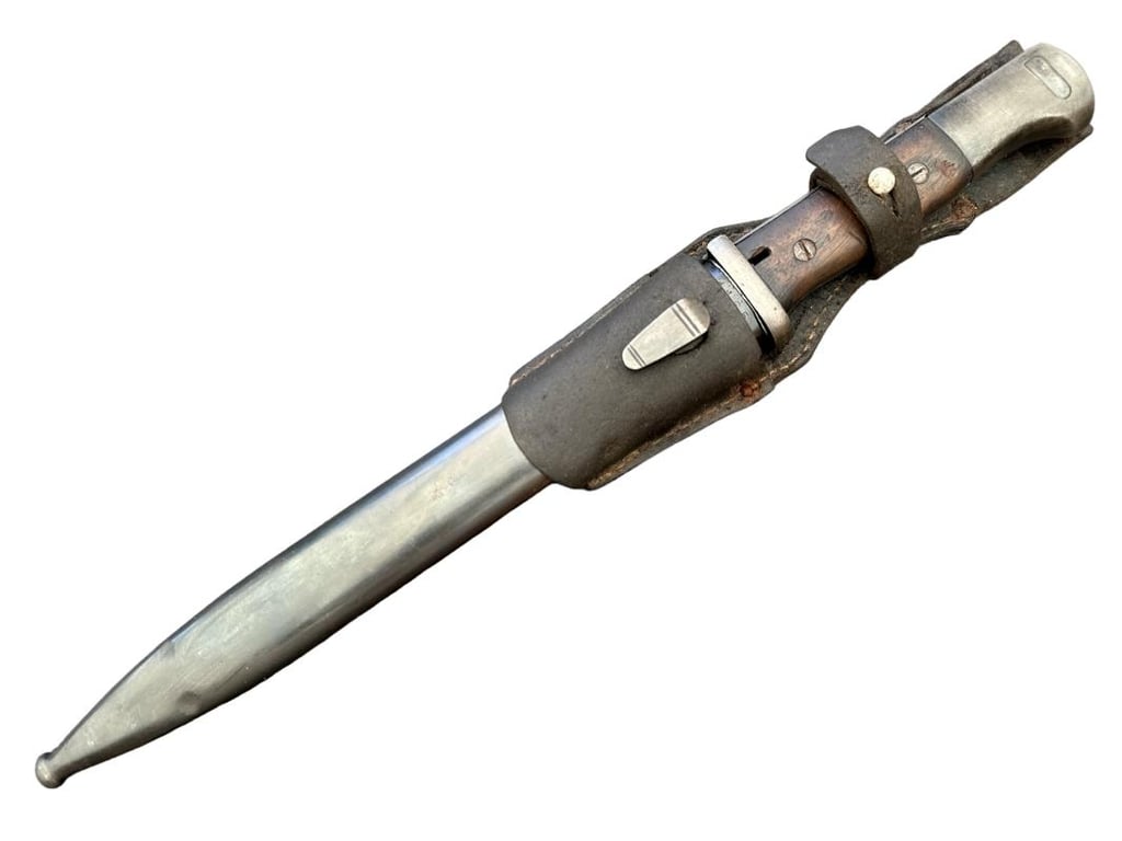 K98 Bayonet (Seitengewehr) With Matching Scabbard and Frog S/155K
