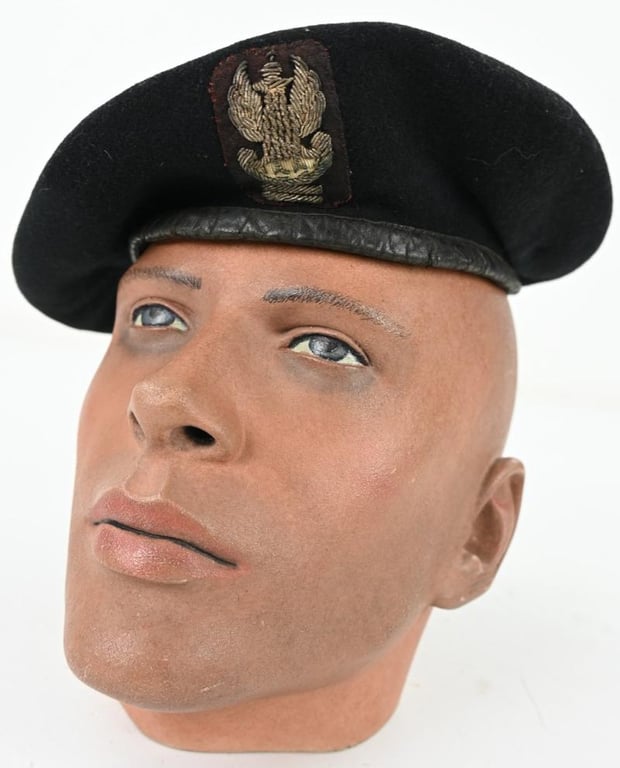 Polish WW2 Armoured Division Black Officer Beret 1942