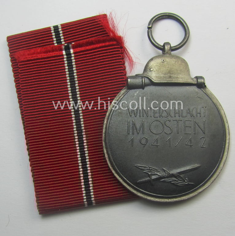 Medal-set: 'Winterschlacht im Osten 1941-42' being a typical non-maker-marked specimen that comes in a 'virtually mint' condition