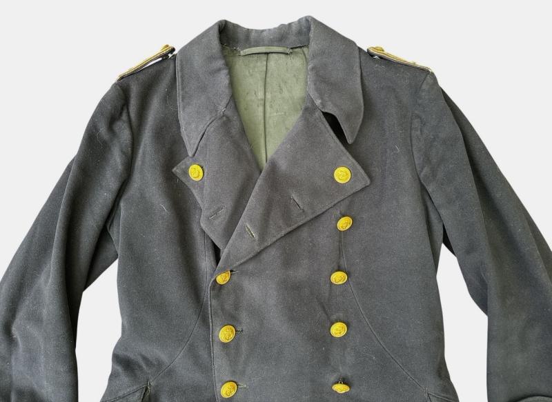 Kriegsmarine Officers Greatcoat With Insignia Maker Marked