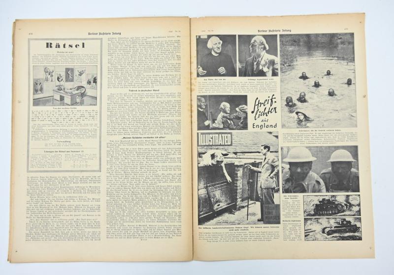 German Berliner Illustrierte Zeitung Newspaper 1942
