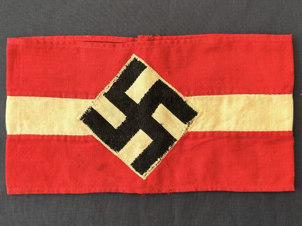 WWII GERMAN AUTHENTIC THIRD REICH HITLER YOUTH ARMBAND.