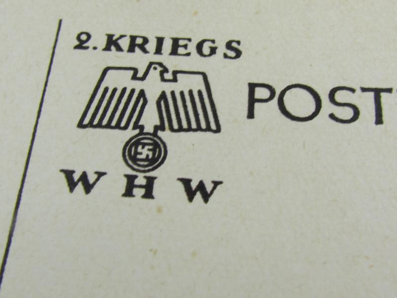 (Postcard) Winterhilfswerk (WHW) Kämpfen Arbeiten Opfern