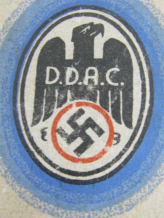 Original Third Reich Color ADAC STRASSENZUSTANDSKARTE VON DEUTSCHLAND 1938