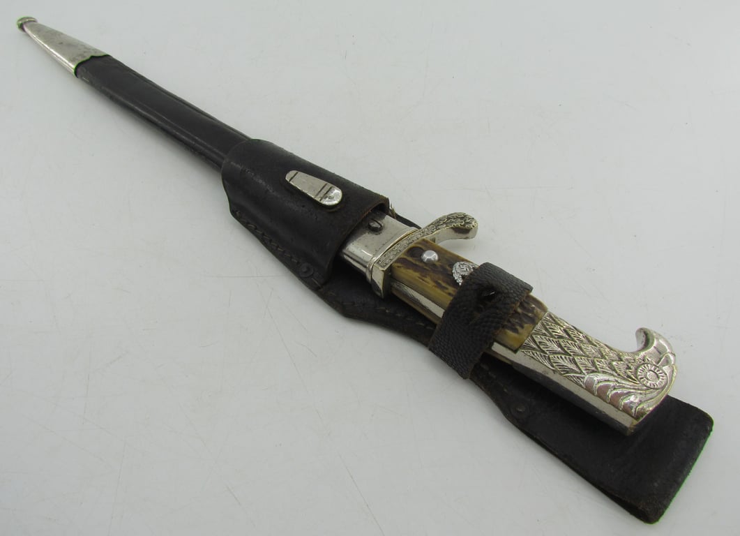Matching Unit Marked Police Long Bayonet by by Carl Eickhorn, Solingen.