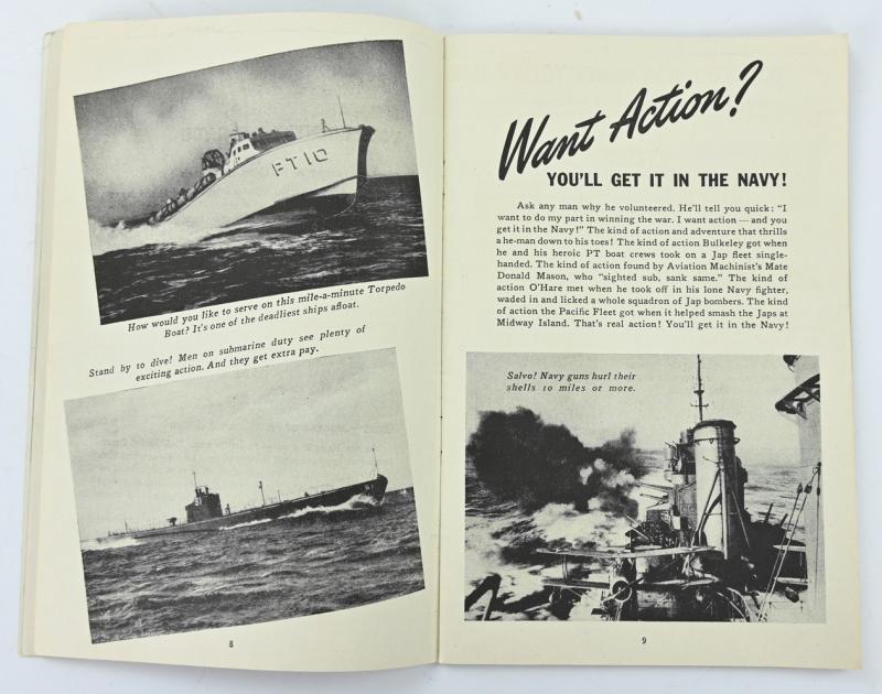 US Navy WW2 Recruitment Booklet